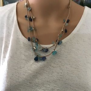 NWOT Beautiful Coldwater Creek Sea Glass Necklace